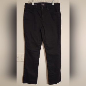 NYDJ Not Your Daughters Jeans Women's Lift Tuck Black Marilyn Straight NWOT Sz 8